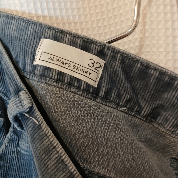 Gap 1969 Always Skinny Cords in Blue Size 32 - Picture 4 of 13